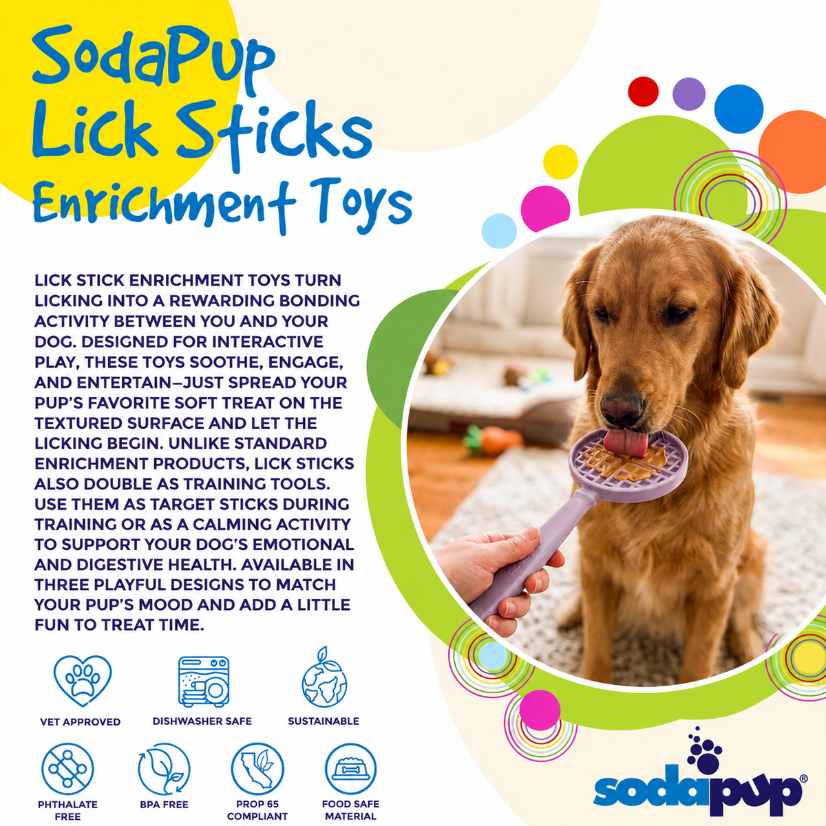 SodaPup Interactive Lick Stick